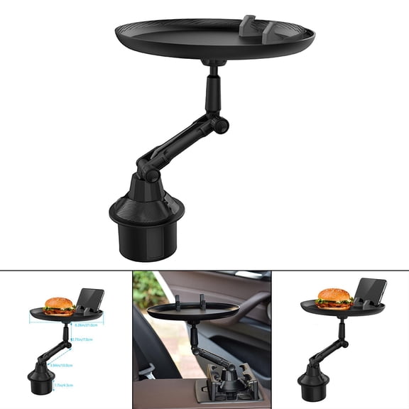 8.26" Holder Ph Slot Adjustable Extendable Base Non Slip for Food, Eating, Drink, Table Stand Mount Organizer Accessories long