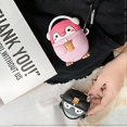 thumbnail image 4 of Estuche para Airpods de 3.ª generación (2021), nuevo, 3D, de silicona, bonito, divertido, dibujos animados, kawaii, moda, Boba Tea Cover con llavero para niños, adolescentes, niños y niñas (Bob), 4 of 5