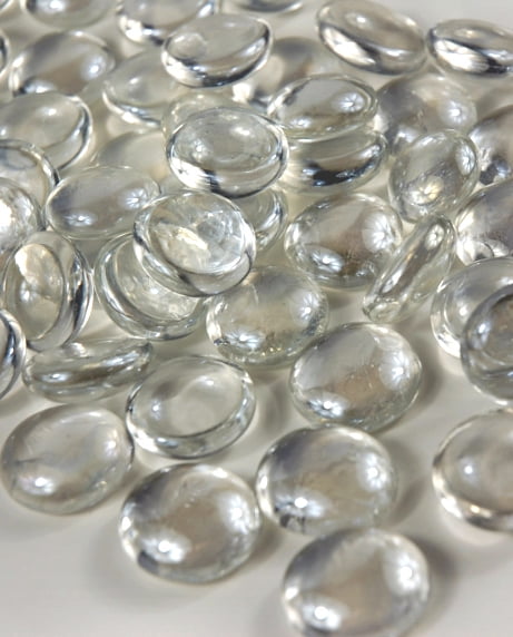 Clear Glass Vase Gems Luster 18 Lbs Walmart Com