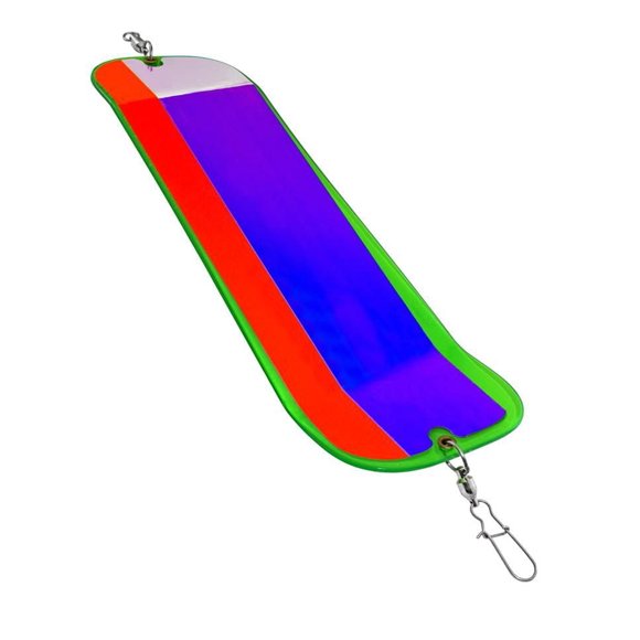 Gibbs G-0777-1UVGRMJRS Clignotant rotatif Highliner, #1 (11" L x 3 5/8" W), gelée de lune verte UV/rayure rouge