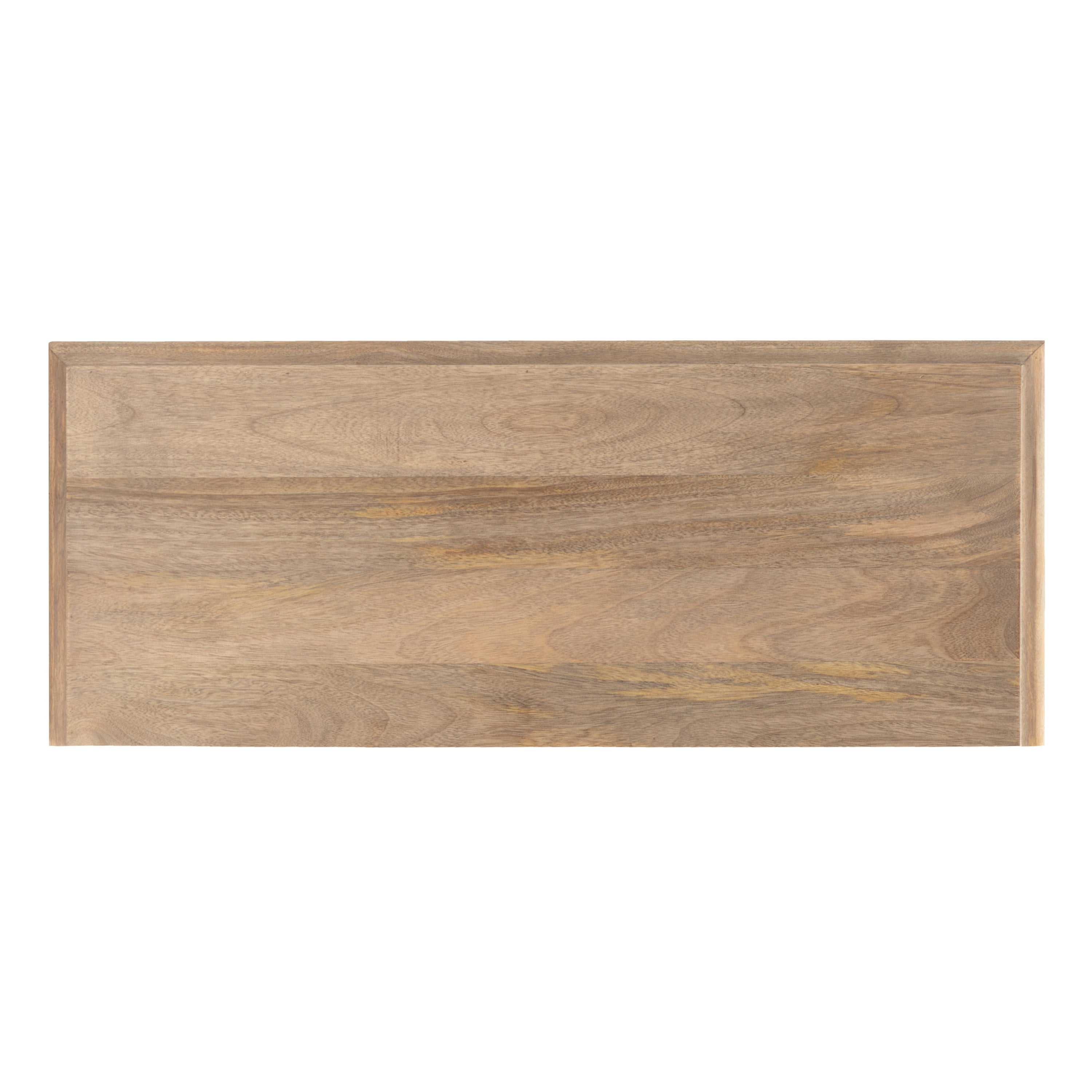 Kate and Laurel Patresa Traditional Carved Wood Console Table, 36 x 30 x 14, Natural, Decorative Rectangle Entryway Table with Wooden Carving Details and Turned Legs