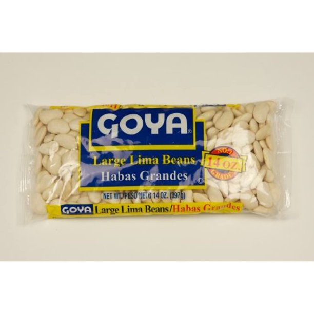 Goya Large Lima Beans Habas Grandes 14 Oz