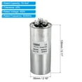 thumbnail image 2 of Capacitor de funcionamiento Uxcell CBB65 70+5uF, 70+5mfd 1Pcs CA 450V caja de aluminio con 3 terminales, 2 of 5