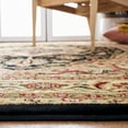 thumbnail image 4 of Safavieh Lyndhurst Miranda Floral Area Rug, Black/Beige, 6' x 6' Round, 4 of 11