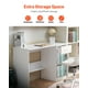 thumbnail image 4 of VEVOR Escritorio 1050 x 440 x 751 mm para Niños, Mesa de Estudio de Madera con Cajón y Estante Ajustable Mesa Rectangular para Niños para Dibujar, Leer y Escribir en el Hogar y Dormitorio, Blanco, 4 of 9