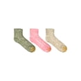 thumbnail image 6 of GoldToe Edition Women's Marled Slub Short Crew Socks Assorted, 3 Pairs, Size 6-9, 6 of 7