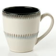 thumbnail image 5 of Elegant and Modern Stoneware Scroll Dinnerware Set for Hosting Parties and Events - Contrast, 16 Piece, 5 of 8