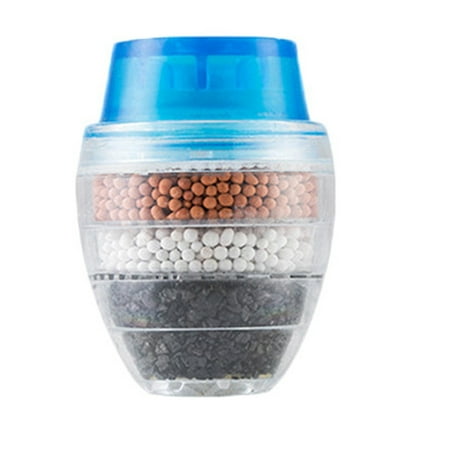 

2Pcs Kitchen Home Carbon Faucet Mini Tap Water Clean Filter Purifier Filtration Cartridge Carbon Water Filter Blue