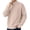 Pink, variant on TKKCS Mens Mock Neck Ribbed Knit Sweater Loose Fit Soft Warm Fall Winter Casual Long Sleeve Pullover Sweaters Navy XL