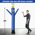 thumbnail image 2 of 7FT Tall Inflatable Tube Man Wacky Wavy Dancing Guy with Weather-Resistant Blower (9''Diameter) for Outdoor Decoration Advertising Business Promotion, 2 of 7