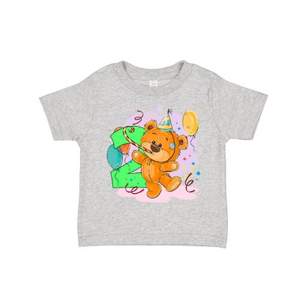 

Inktastic 2nd Birthday Teddy Bear Gift Toddler Boy or Toddler Girl T-Shirt