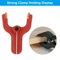 thumbnail image 3 of Uxcell 2 Inch Spring Clamps, 8 Pack Plastic Flexible Anti Slip Strong Clips, Red, 3 of 7