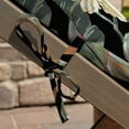 thumbnail image 4 of ARDEN Foam Outdoor Chaise Lounge Cushion, 21 x 72, made with ProFoam, Rain-proof, Fade Resistant, Simone Black Tropical, 4 of 9