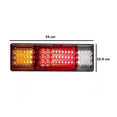 thumbnail image 3 of Plafones Calaveras  Bloosom Trasera P/ Nissan Np300 Pick Up Estaquita Blanco y rojo, 3 of 4