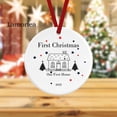 thumbnail image 4 of Teissuly First Christmas In Our New Home Bauble, Housewarming Gift, New Home Gift, First Home Christmas Decoration, 1st Xmas, Holiday Teissuly WER202312026407, 4 of 4