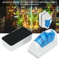 thumbnail image 4 of Fish  Brush, Aquarium Double Sides  Cleaner Brush Fish  Glass  Floating Scraper Cleaning Scrubber Tool, 4 of 8