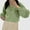 Green, variant on CaiJunJia Sweaters No Boundaries ,Women's Fashion Button Keep Warm Long Sleeve Solid V-Neck Short Sweater