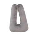 thumbnail image 3 of Almohada de viaje para asiento de coche,Almohada de viaje para asiento trasero de coche para adultos y niños,Cojín de almohada de viaje para el asiento trasero para viajes largos,Almohada Gris, 3 of 9