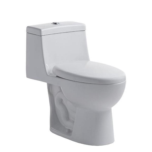 sanitario logan blanco 1 pieza alargada descarga doble de 3 y 4.8 lt