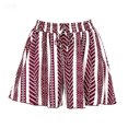 thumbnail image 5 of VNKIDY Womens Elastic Drawstring Waist Retro Fashion Print Pleated Flowy Shorts Loose High Waist Lightweight Casual Beach Vacation Shorts For Ladies Classic Shorts XL, 5 of 5
