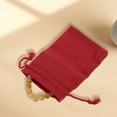 thumbnail image 4 of Unique Bargains 2 Pcs Portable Drawstring Bag Red Cotton Cloth, 4 of 5