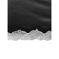 thumbnail image 4 of FOCUSNORM Robe Tube pour Femme Sans Bretelles Sans Manches en Dentelle Patchwork Fente Latérale Moulante Mini Robe, 4 of 6
