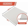 thumbnail image 2 of 18'' Square Pizza Stone Baking Stone Cordierite Bread Stone for Oven Grill, Thermal Shock Resistant Ideal for Baking Different Sizes of Pizzas or Bread, 2 of 12