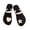 Black, variant on Women’s Cute Star & Heart Decor Flip Flops, Non-Slip Flat Sandals for Summer Beach & Casual Wear Yellow 38