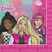 6 1/2" x 6 1/2" Barbie Dream Together Luncheon Napkins, 16/PK,Pack of 3