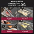 thumbnail image 4 of Manual Meat Slicer with Automatic Meat Feeding - Multi-Functional Frozen Meat Slicing Tool for Home & Commercial Use, Efficient, Modern Compact Design, Affordable 30-40USD, Ideal for Global Markets, 4 of 5