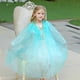thumbnail image 2 of Capa de chal para niña de Navidad 2021, disfraz de princesa Aisha de Frozen para niña, 2 of 6