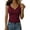 Red, variant on Guitiannn Delicate Lace Trim Solid Tank Top for Sleeveless Camisole with Soft and Comfortable Fit Asymmetric Tunic Neck Baggy Top 3xl Tops 510 Ladies Tops 3xl Tops for Women Athletic Top Women