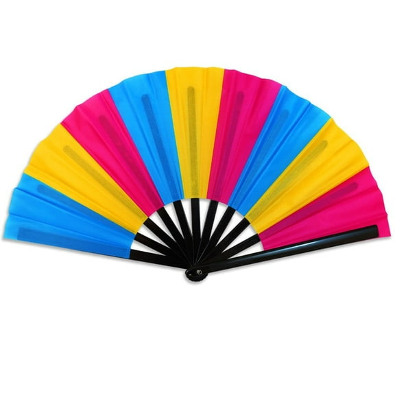 Pansexual Large 13in Hand Fan