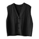thumbnail image 1 of Chaleco de punto Ropa deportiva moderna Camisetas sin mangas Estilo vintage Suéter de exterior para mujer Longitud 53cm, 1 of 8