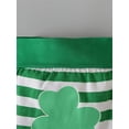 thumbnail image 6 of WIBACKER 0-12M Newborn Baby Boy My First St. Patrick's Day Clothes Clover Romper+ Pants+Hat 3PCS Infant Outfit, 6 of 8