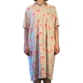 thumbnail image 1 of Women's Open Back Adaptive Short Sleeves Long Gown, 1 of 5