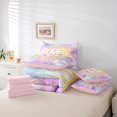 thumbnail image 6 of Homewish Bohemian Moon Sun Twin Bedding Sets 7-Piece for Teens Boys Girls,Purple Golden Bedding Comforter Set Microfiber,Boho Theme Breathable Sheet Sets,Ultra Soft Home Decor,Reversible, 6 of 8
