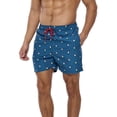 thumbnail image 2 of Txlixc Pantalones cortos de playa de cintura alta para hombre, pantalones cortos con estampado de hojas/camuflaje/cuadros/comida/cangrejo, pantalones cortos casuales con bolsillos holgados Txlixc  Casual, 2 of 5