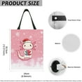 thumbnail image 7 of Yuyamidu Cute Axolotl Car Trash Bag Snowflake Auto Front Back Seat Garbage Bag Christmas Vehicle Rubbish Bags Car Interior Decoration Accessories, Pink, 7 of 7