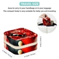 thumbnail image 5 of Ladybird Travel-Portable Square Jewelry Organizer Storage Box - Rings, Earrings, Necklaces, and Bracelets Holder for Girls and Women, 5 of 6