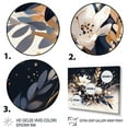 thumbnail image 3 of Designart "Blue White Wildflower Meadow Meadow Beauty" Floral Metal Wall Décor Set, 3 of 5