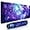 Blue Galaxy Nebula x5pieces, variant on Galaxy Gaming Mouse Pad Large,XL Desk Pad Computer Mouse Pad for Keyboard with Stitched Edges, Anti-Slip Base,Waterproof Mousepad,Big Mouse Pad for Gamer,Office &Home(Purple,31.5" x 11.8")