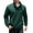 Green, variant on COOFANDY Mens Quarter Sweatshirt Quilted Long Sleeve Mock Neck Active Sweater Waffle Pullover Polo Shirts With Pockets Army Green L