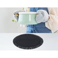 thumbnail image 4 of Unique Bargains Rustic Tassel Place Mats Set of 6 for Dining Table Decor Black 15x15in, 4 of 6