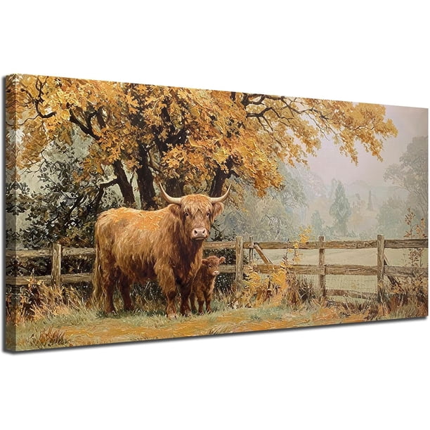 Pintura decorativa para paredes de Ajion, que representa paisajes naturales en las montañas, ideal para decorar paredes en oficinas, hogares, restaurantes y pasillos.