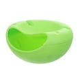 thumbnail image 1 of Fruit Dish Snacks Nut Melon Seeds Bowl Double Layer Plastic Shell Storage Box Cellphone Holder, 1 of 9