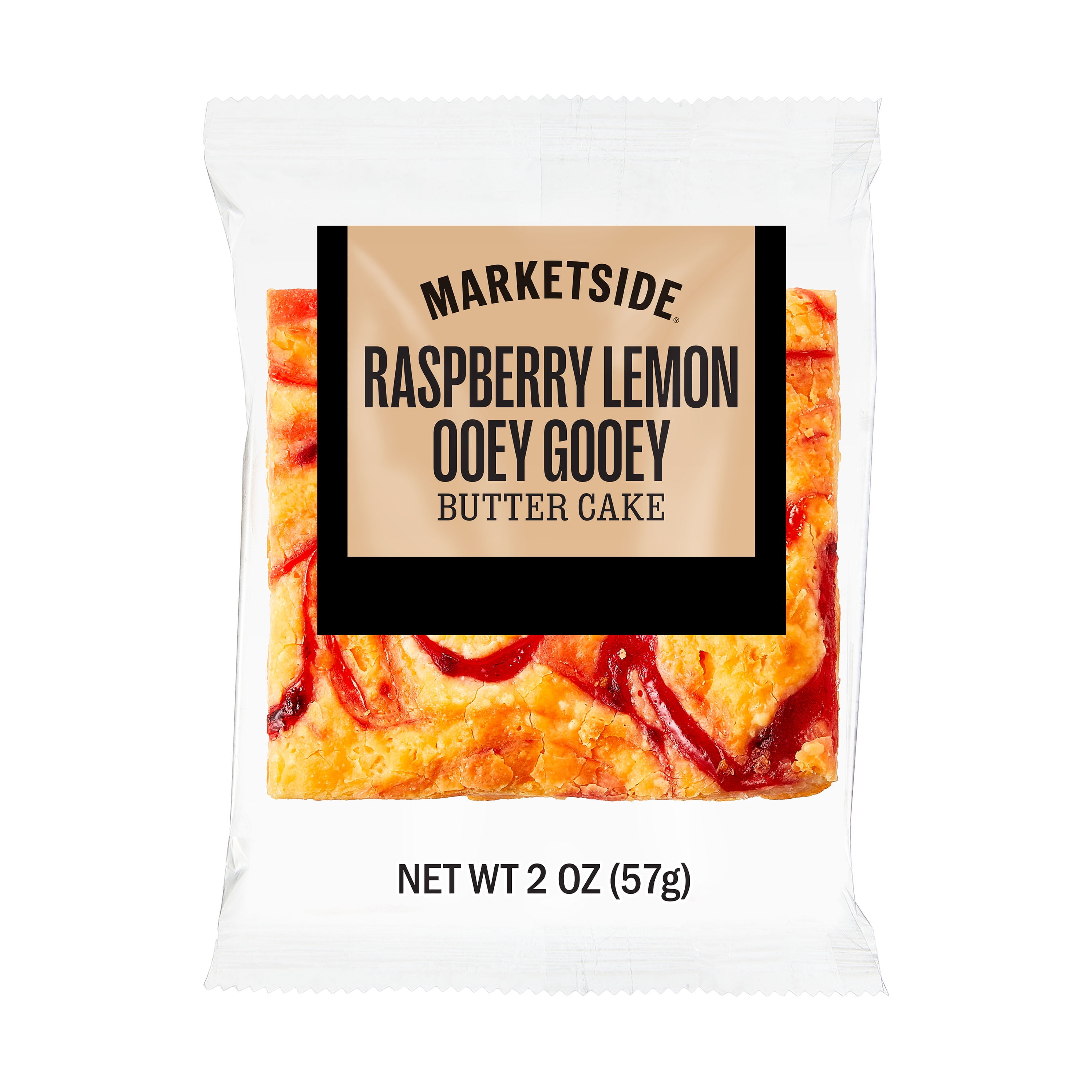 Marketside Raspberry Lemon Ooey Gooey Butter Cake, 2 oz