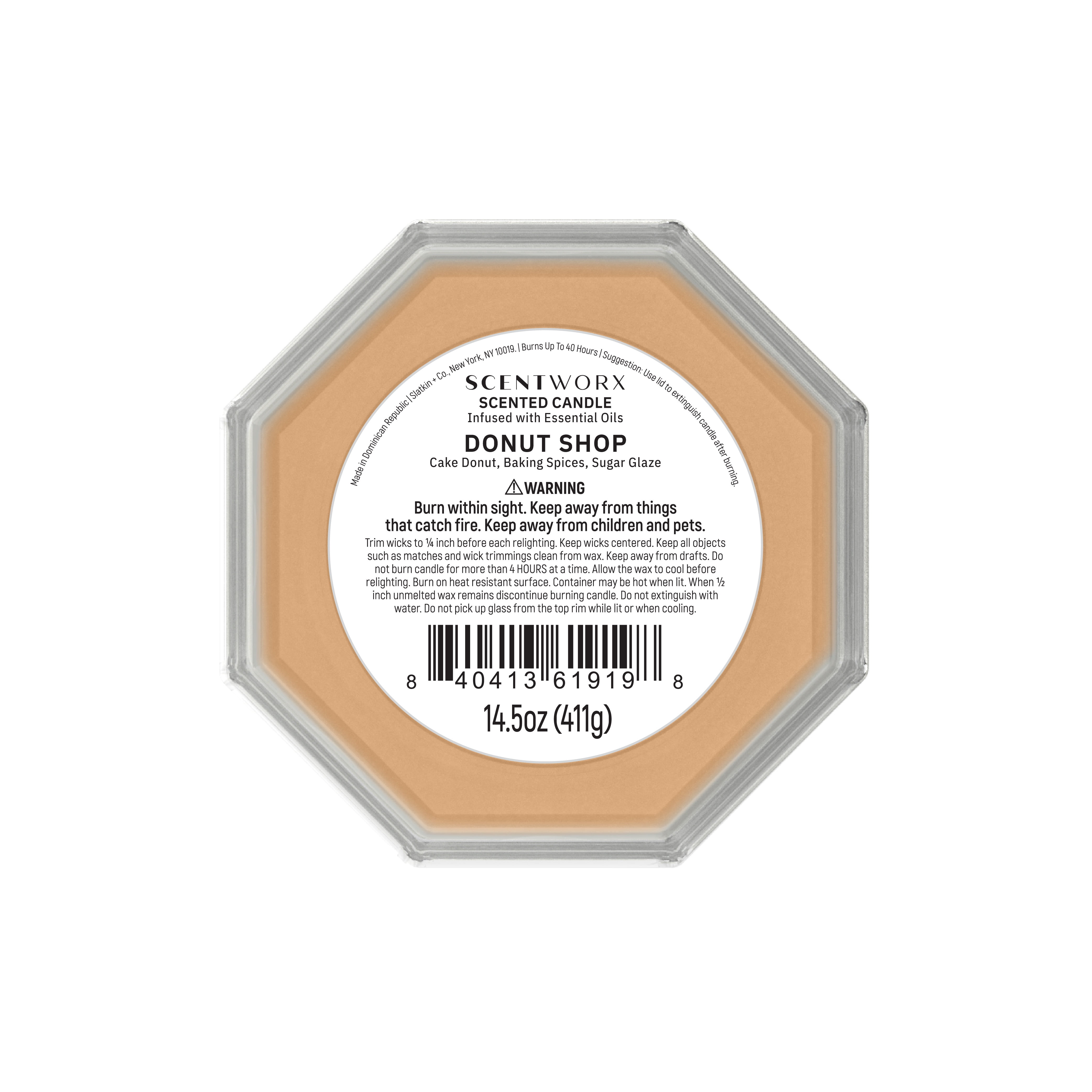 Scentworx Donut Shop 14.5 oz 3-Wick Jar Candle by Harry Slatkin and Slatkin + Co.