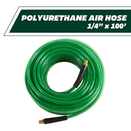 Metabo HPT 1/4 Air Hose, 100 Ft Compressor Hose, 19413QP