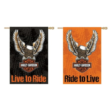 - Harley-Davidson Double Sided Eagle House Flag